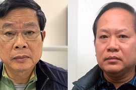 Bị can Nguyễn Bắc Son (trái) và Trương Minh Tuấn. (Nguồn: Cổng thông tin Bộ Công an)