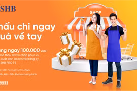 SHB cấp hạn mức thấu chi lên tới 300 triệu đồng hỗ trợ khách hàng mở rộng kinh doanh. (Ảnh: Vietnam+)