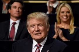 Ông Donald Trump tại Đại hội toàn quốc của Đảng Cộng hòa ở Clevelend, Ohio, Mỹ. (Nguồn: AFP/TTXVN)