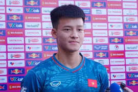 Tiền đạo Thanh Nhàn tự tin với khả năng tạo đột biến bằng 'vũ khí' tốc độ của mình. (Ảnh: Việt Anh/Vietnam+)