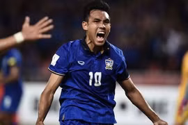 Tiền đạo đội trưởng Thái Lan Teerasil Dangda. (Nguồn: espnfc.com)