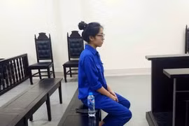 Bị cáo Huỳnh Thị Kim Xuyến tại phiên xét xử. (Nguồn: Hà Nội Mới)