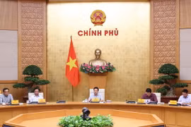 Phó Thủ tướng Trần Hồng Hà chủ trì cuộc họp. (Ảnh: Văn Điệp/TTXVN)