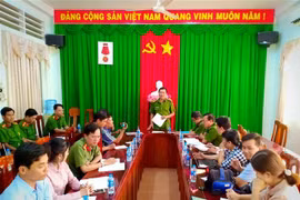 Quang cảnh buổi họp báo chiều 28/2. (Ảnh: Kim Há/TTXVN)