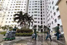 Bệnh viện dã chiến thu dung, điều trị COVID-19 số 3. (Ảnh: Xuân Khu/TTXVN)