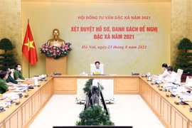 Quang cảnh cuộc họp. (Ảnh: Phạm Kiên/TTXVN)