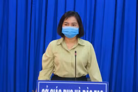 Bà Trần Hồng Thắm, Giám đốc Sở Giáo dục và Đào tạo thành phố Cần Thơ. (Ảnh: Ánh Tuyết/TTXVN)