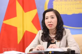 Người Phát ngôn Bộ Ngoại giao Lê Thị Thu Hằng. (Nguồn: TTXVN)