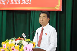 Chủ tịch UBND tỉnh Vĩnh Long Lữ Quang Ngời. (Ảnh: Phạm Minh Tuấn/TTXVN)