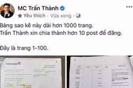 Ồn ào chuyện sao kê tiền từ thiện của Trấn Thành, Thủy Tiên.