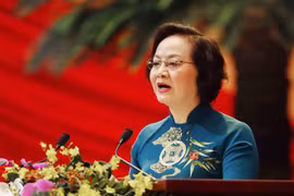 Bộ trưởng Nội vụ Phạm Thị Thanh Trà, Ủy viên Hội đồng Bầu cử Quốc gia. (Nguồn: TTXVN)