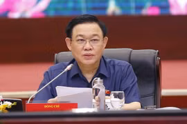 Chủ tịch Quốc hội Vương Đình Huệ phát biểu. (Ảnh: Doãn Tấn/TTXVN)