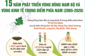 15 năm phát triển vùng Đông Nam Bộ và vùng kinh tế trọng điểm phía Nam
