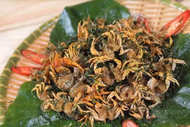 Cua đồng rang muối - món ăn vừa ngon vừa là bài thuốc chữa bệnh