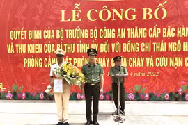 Tôn vinh hành động dũng cảm cứu 4 người của Trung úy Thái Ngô Hiếu
