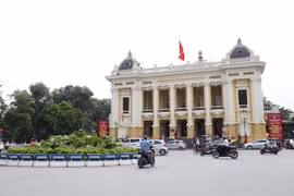 Quảng trường Cách mạng tháng Tám. (Ảnh: Doãn Đức/Vietnam+)