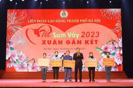 "Tết sum vầy" ấm áp với hơn 1.000 đoàn viên, công nhân lao động Thủ đô