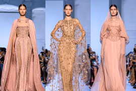 Elie Saab Thu Đông 2023: Dấn ấn thời trang huy hoàng thời Trung cổ