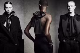 Saint Laurent trở lại tuần thời trang Paris với BST dành cho nam giới