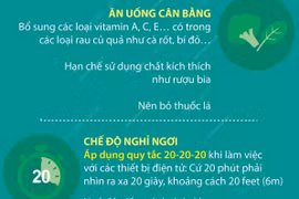 Ngày Thị giác Thế giới 12/10: Bảo vệ đôi mắt tại nơi làm việc