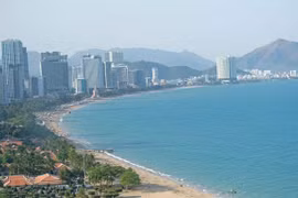 Một góc thành phố biển Nha Trang (tỉnh Khánh Hòa). (Ảnh: Nguyễn Dũng/TTXVN)
