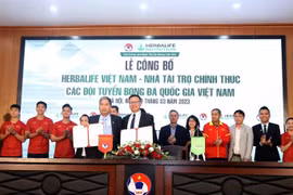 Đội tuyển nam và nữ Việt Nam có thêm nhà tài trợ cho các mục tiêu trong năm 2023. (Ảnh: VFF) 