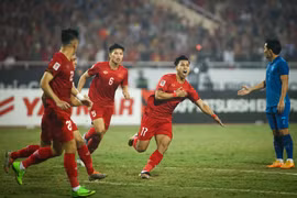 Đội tuyển Việt Nam cần vượt qua áp lực trên sân khách ở trận chung kết lượt về AFF Cup 2022. (Ảnh: PV/Vietnam+) 
