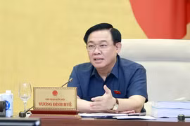 Chủ tịch Quốc hội Vương Đình Huệ phát biểu. (Ảnh: Doãn Tấn/TTXVN)