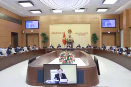Hình ảnh Phiên họp thứ 22 của Ủy ban Thường vụ Quốc hội. (Ảnh minh họa: Doãn Tấn/TTXVN)