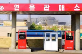 Một cây xăng ở Bình Nhưỡng. (Nguồn: CSIS)