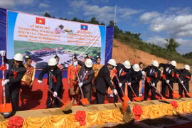 Quang cảnh lễ động thổ. (Nguồn: Vietnam+)