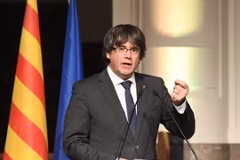 Thủ hiến bị phế truất vùng Catalunya Carles Puigdemont. (Nguồn: AFP/TTXVN)