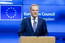 Chủ tịch Hội đồng châu Âu Donald Tusk. (Nguồn: THX/TTXVN)