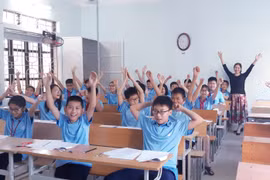 Thí sinh tham gia Kỳ thi Toán học Hoa Kỳ. (Ảnh: PV/Vietnam+)
