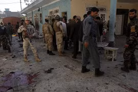 Hiện trường vụ đánh bom ở Afghanistan. (Nguồn: Reuters)