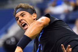 Rafael Nadal vào vòng 4 US Open 2016. (Nguồn: Reuters)