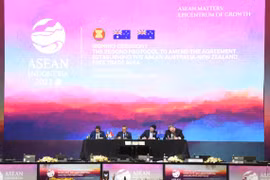 ASEAN thúc đẩy hợp tác kinh tế với Australia và New Zealand