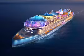 Du thuyền lớn nhất thế giới - gấp 5 lần Titanic - chuẩn bị hạ thủy