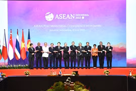 AMM-56: Bộ trưởng Bùi Thanh Sơn dự các cuộc họp giữa ASEAN và đối tác