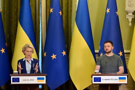 Chủ tịch EC von der Leyen thăm Ukraine nhân Ngày châu Âu