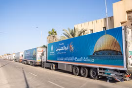 LHQ ước tính cần 100 xe tải chở hàng viện trợ mỗi ngày cho Dải Gaza