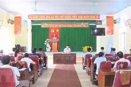 Hơn 100 học sinh nghỉ học phản đối xây cảng Long Sơn đã đi học trở lại