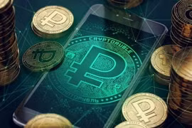 Đồng ruble kỹ thuật số của Nga. (Ảnh: russia-briefing.com/TTXVN)