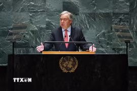 Tổng Thư ký Liên hợp quốc Antonio Guterres. (Ảnh: AFP/TTXVN)