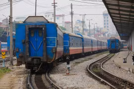 Ngành đường sắt đặt mục tiêu không còn lỗ và phấn đấu có lãi từ năm 2023. (Ảnh: Minh Sơn/Vietnam+)