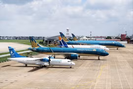 Vietnam Airlines Group mở bán hàng triệu vé bay Tết Quý Mão 2023. (Ảnh: CTV/Vietnam+)