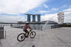 Vịnh Marina, Singapore. (Ảnh: THX/TTXVN)