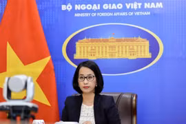 Người Phát ngôn Bộ Ngoại giao Việt Nam Phạm Thu Hằng. (Ảnh: TTXVN phát)