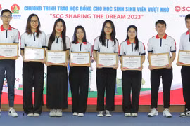 Học bổng SCG Sharing The Dream năm 2023 được trao cho 200 học sinh, sinh viên. (Ảnh: PV/Vietnam+)