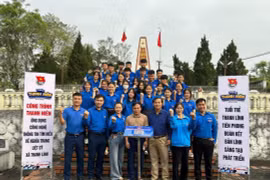 Đoàn thanh niên tỉnh Nghệ An thực hiện số hóa các "địa chỉ đỏ". (Ảnh: PV/Vietnam+)